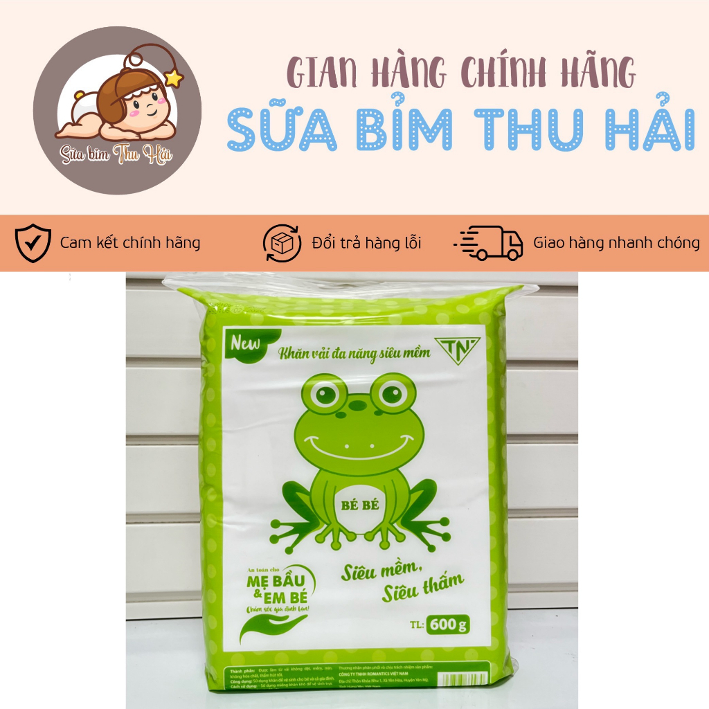 KHĂN VẢI KHÔ ĐA NĂNG CAO CẤP MẸ BẦU VÀ EM BÉ 300Gr