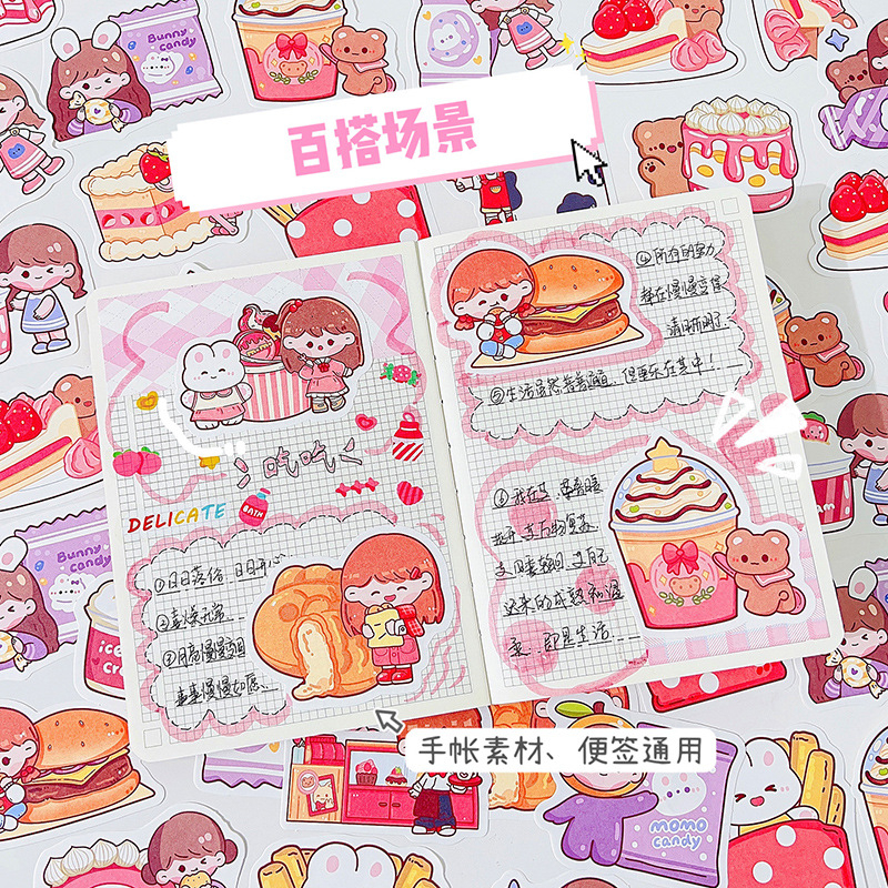 Set 100 tờ giấy note ghi chú cute