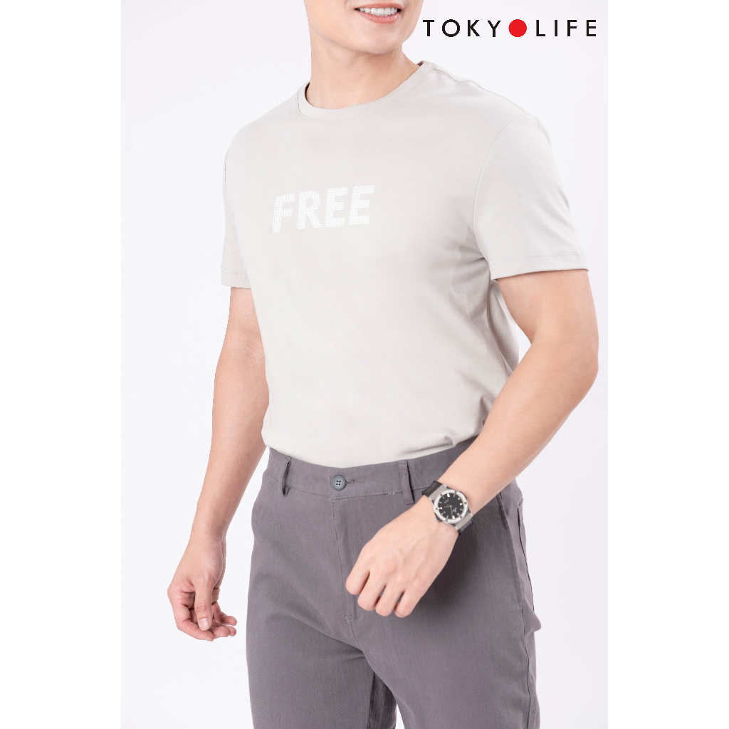 Áo T-Shirt NAM cổ tròn dáng suông TOKYOLIFE C7TSH502M