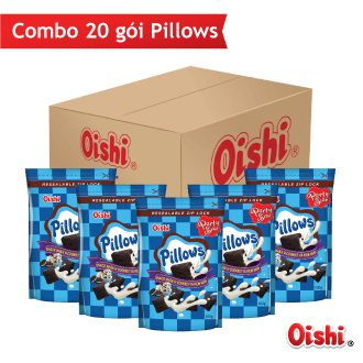 Thùng 20 gói Pillows Oishi nhân vị cookies (85g/gói)