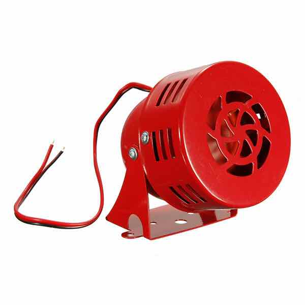 CÒI BÁO ĐỘNG MS-190 sử dụng nguồn điện 12V và 220V, còi hú xe gió MS-190 dùng cho báo dộng báo cháy
