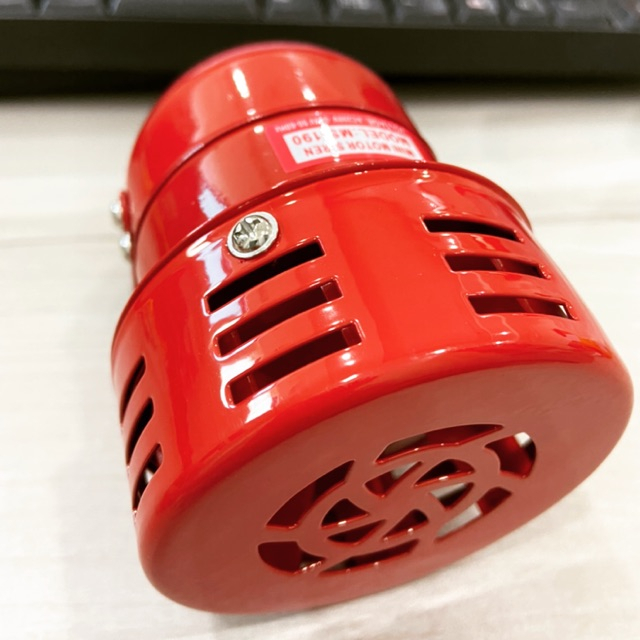 CÒI BÁO ĐỘNG MS-190 sử dụng nguồn điện 12V và 220V, còi hú xe gió MS-190 dùng cho báo dộng báo cháy