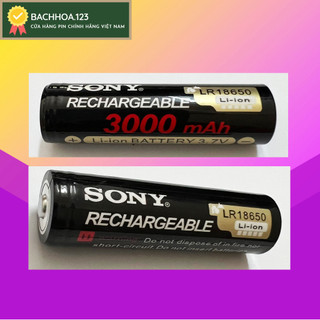 Pin 18650 3.7v sạc lithium sony lr18650 3000mah _đầu lồi cao