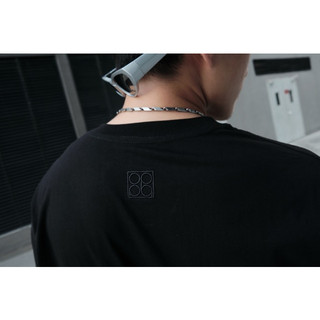 OPPA Áo thun Basic Cotton Thêu logo TRU02 màu Đen