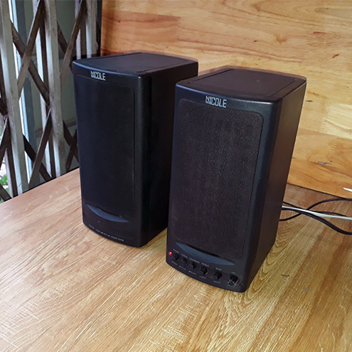 Loa vi tính NICOLE 2.0 màu đen - Model SD525 tặng kèm dây audio jack 3.5 ly