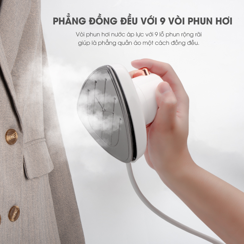 Bàn ủi hơi nước cầm tay mini Lebenlang LBL5283 công suất 800W