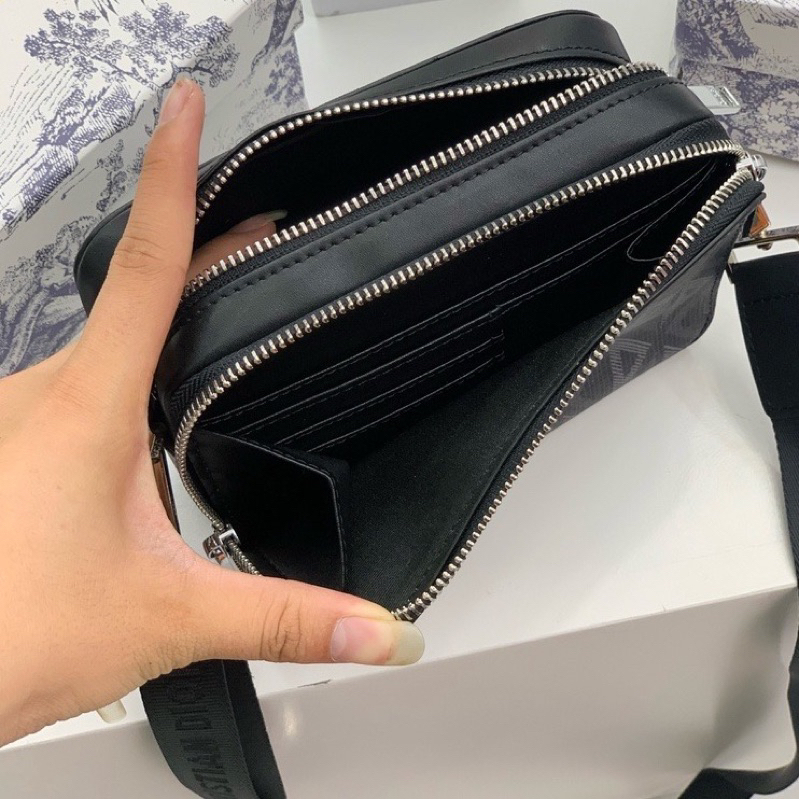 [ Fullbox ] Túi Đeo Chéo di or Nam đựng điện thoại Full box nguyên seal,logo mã code