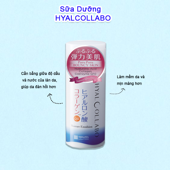 [16/04/2024] Sữa dưỡng Hyalcollabo emollient Meishoku (145ml)