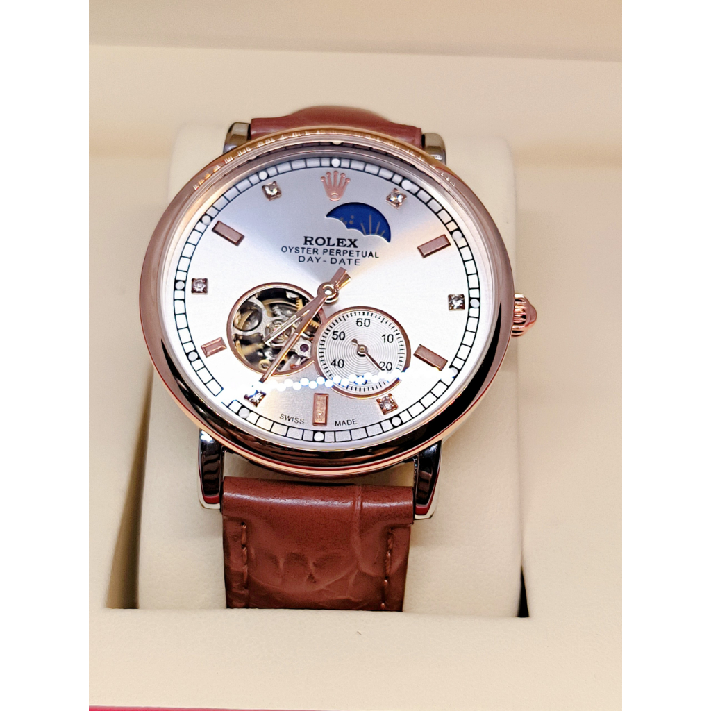 Siêu hót-Đồng hồ Nam Rolex cơ ngày đêm, , dòng cơ Automatic size 40-41,Chất Lượng Cao