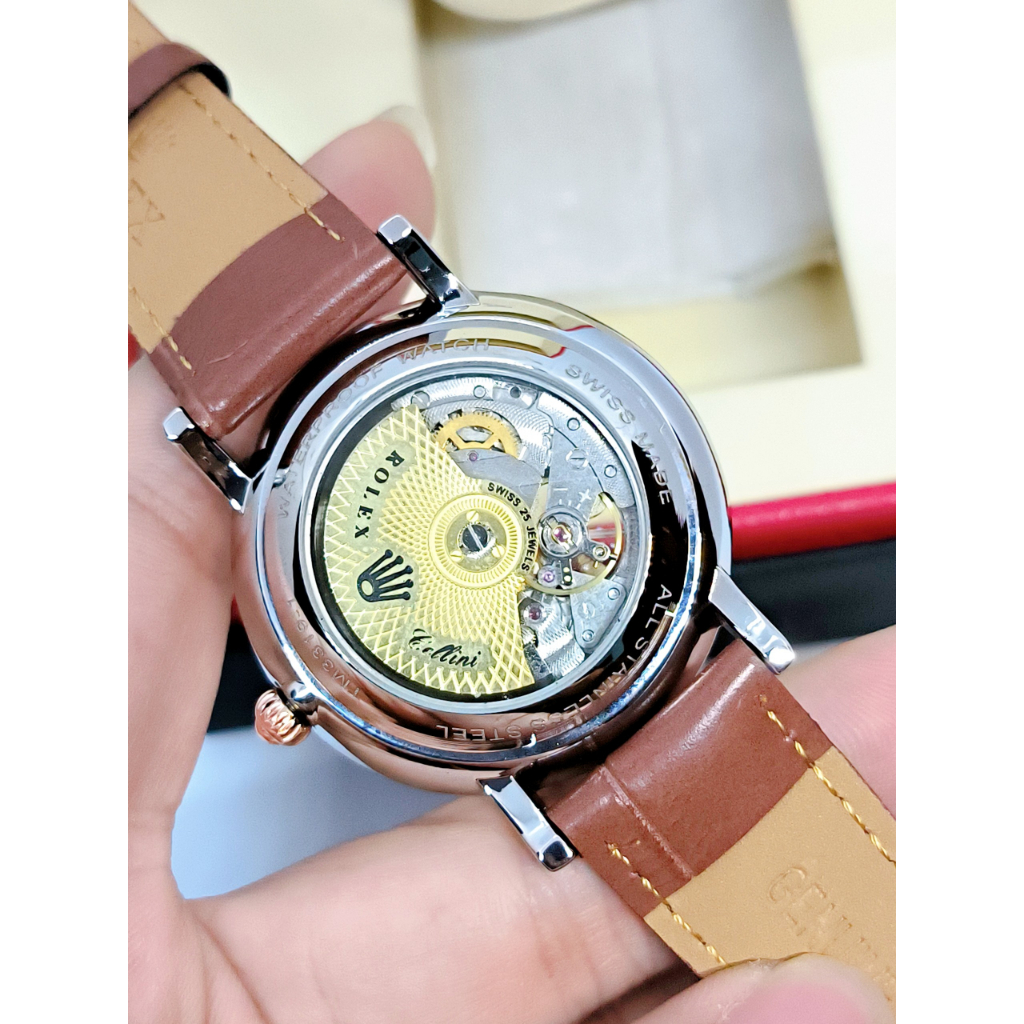 Siêu hót-Đồng hồ Nam Rolex cơ ngày đêm, , dòng cơ Automatic size 40-41,Chất Lượng Cao