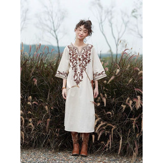 Đầm vintage phong cách BoHo Thời Trang Nữ Mã 499