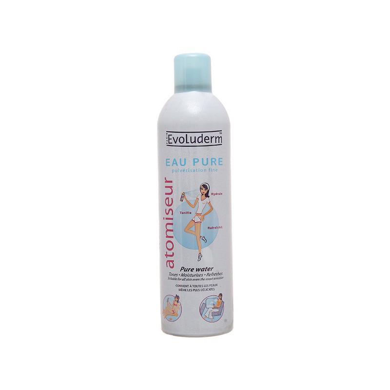 Xịt Khoáng Pháp Evoluderm 400ML