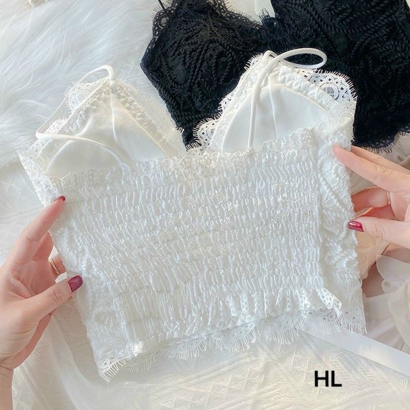 Áo bra ren trắng cực phẩm luôn nhoa các ty“ đánh gục” các cô nàng . Hàng quảng châu Xinh lắm các chị ạ. Form < 60 kg🍭