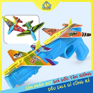 Đồ chơi súng bắn máy bay cho bé máy bay phóng tầm xa cho bé thoải mái vui chơi ngoài trời đồ chơi giá rẻ