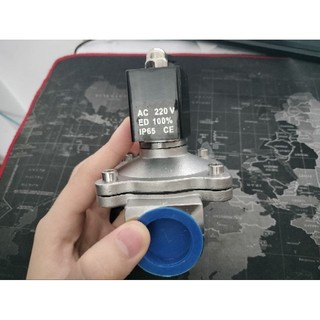 Van điện từ inox 220V EMflow Đài Loan dùng cho nước coil đúc, chống nước