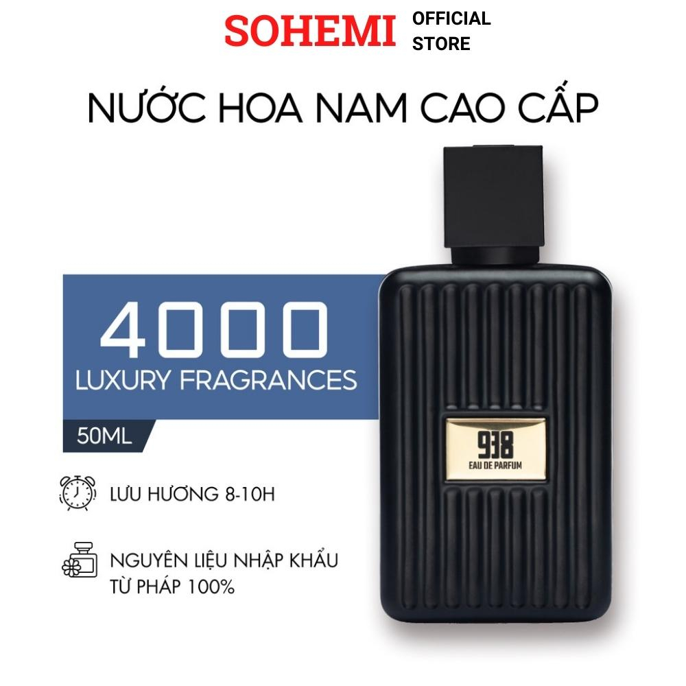 Nước hoa nam chính hãng Nerman 4000 - Hương thơm mạnh mẽ lôi cuốn, lưu hương tới 8h 50ml/chai