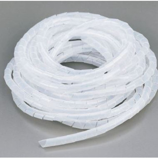 Dây xoắn ruột gà phi 6~24 màu đen - trắng dài 1m