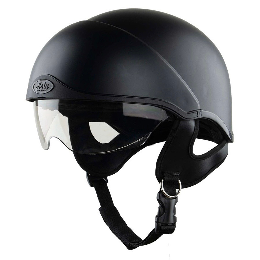 MŨ BẢO HIỂM KÍNH DẤU LÓT THÁO RỜI CAO CẤP  ASIA MT268 – Vòng đầu 55-58cm – Hàng chính hãng – Bảo hành 12 tháng.