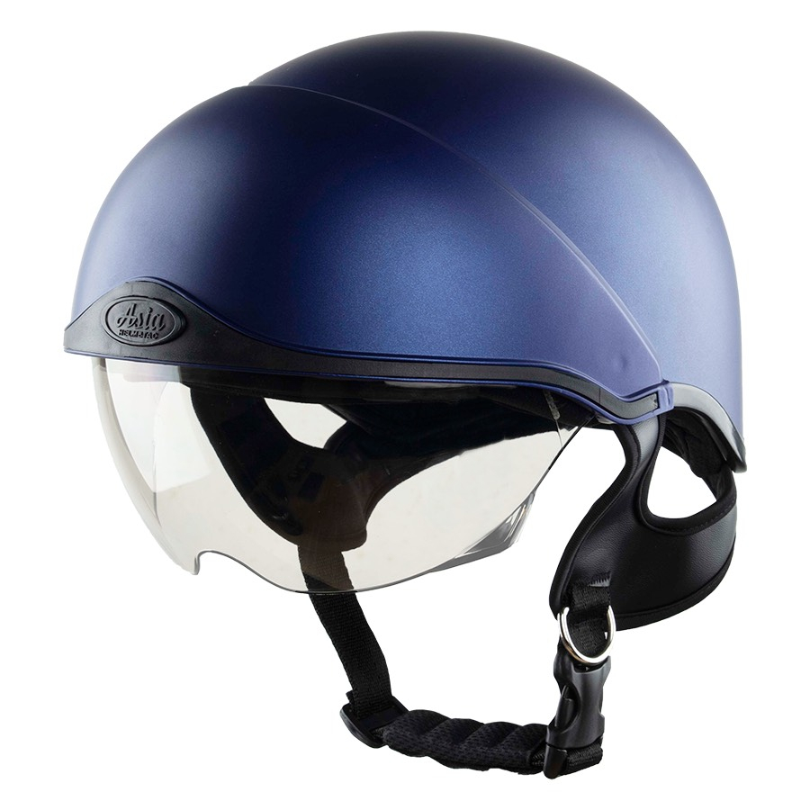 MŨ BẢO HIỂM KÍNH DẤU LÓT THÁO RỜI CAO CẤP  ASIA MT268 – Vòng đầu 55-58cm – Hàng chính hãng – Bảo hành 12 tháng.