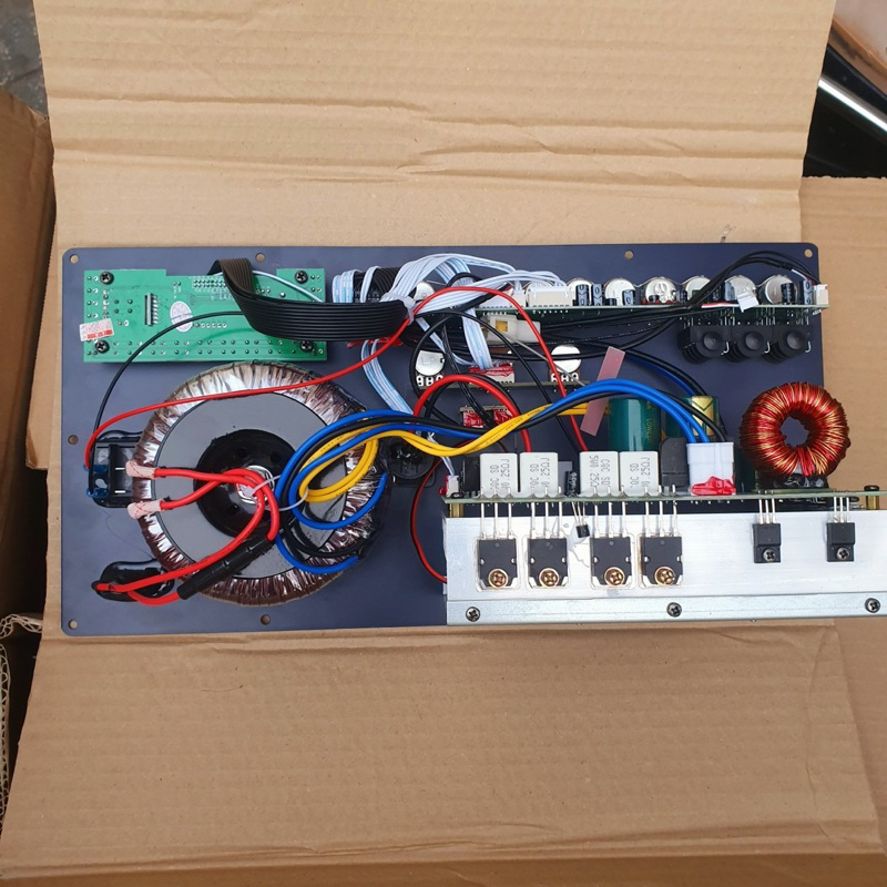 BO MẠCH LOA KÉO KẾT HỢP LIVESTREAM VÀ LED NHÁY MẠCH 4 SÒ CÓ QUẠT 6.0