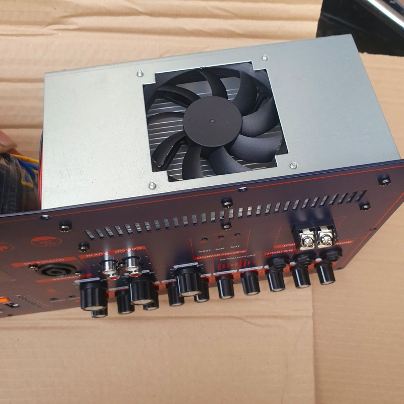 BO MẠCH LOA KÉO KẾT HỢP LIVESTREAM VÀ LED NHÁY MẠCH 4 SÒ CÓ QUẠT 6.0