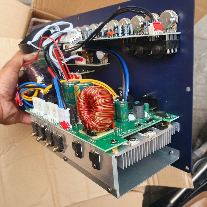 BO MẠCH LOA KÉO KẾT HỢP LIVESTREAM VÀ LED NHÁY MẠCH 4 SÒ CÓ QUẠT 6.0