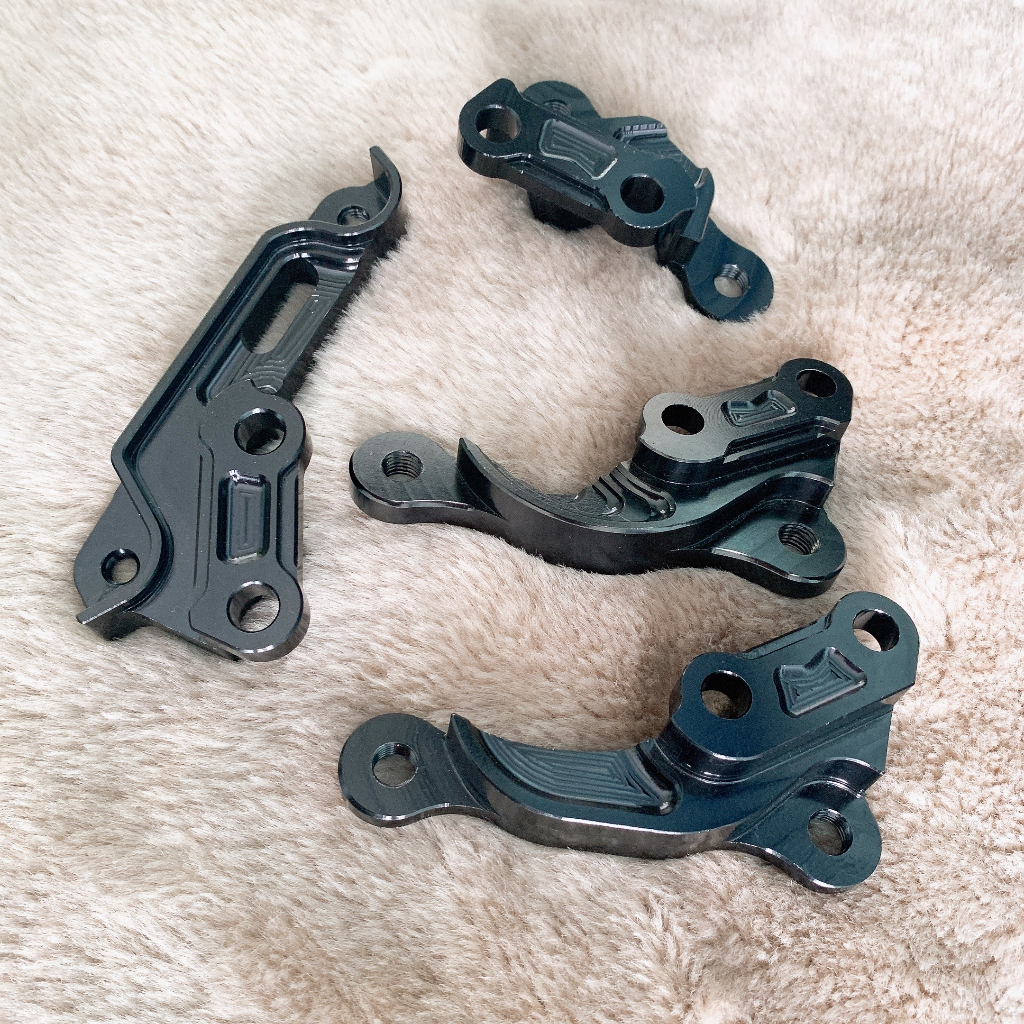 ✍️ BÁT HEO DẦU TRƯỚC 4PIS  CNC NGUYÊN KHỐI CHO CÁC DÒNG XE - FULL MÀU ĐEN