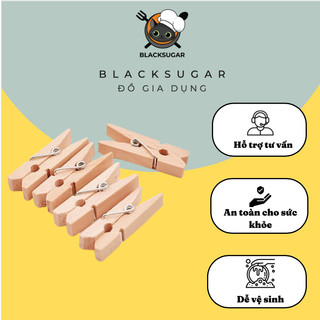 Kẹp gỗ trang trí - set 100 kẹp