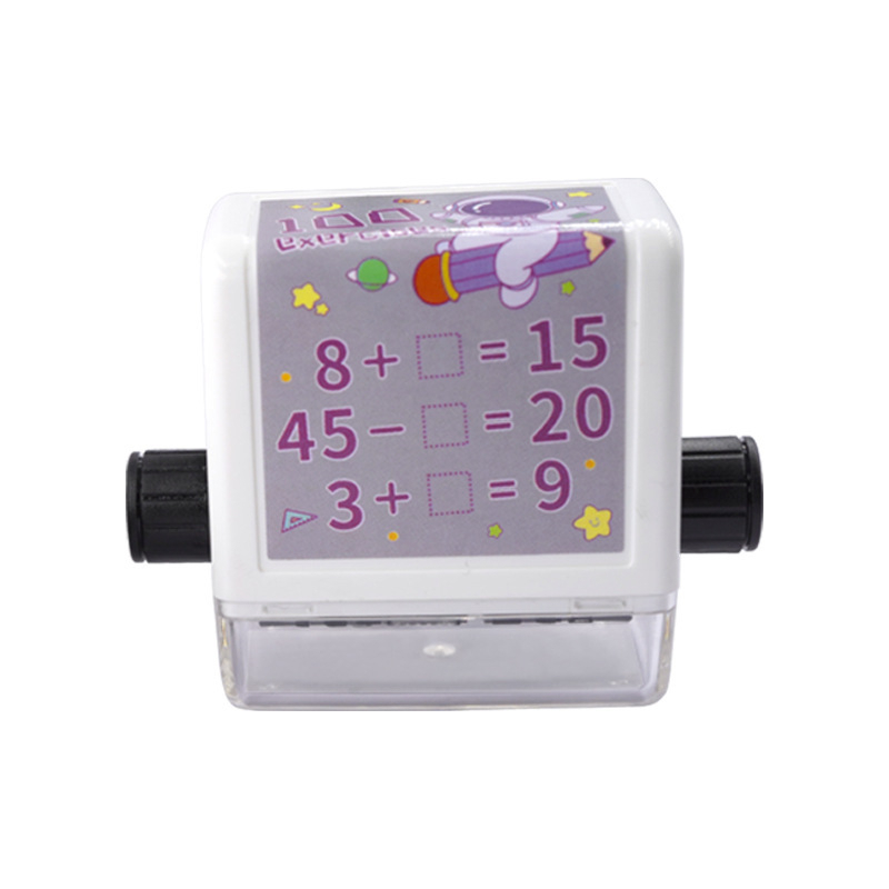 Máy Tạo Phép Tính 2 in 1 Cộng Trừ mini đơn giản ngẫu nhiên cho bé - Con lăn phép toán