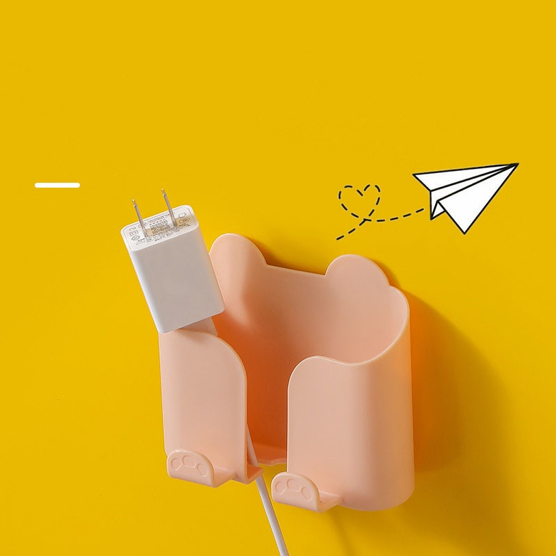 Gía Để Điện Thoại Dán Tường , Giá Gắn Tường Để Điện Thoại , Điều Khiển Hình Chân Mèo Dễ Thương 88374 Shop Tiện ích 777