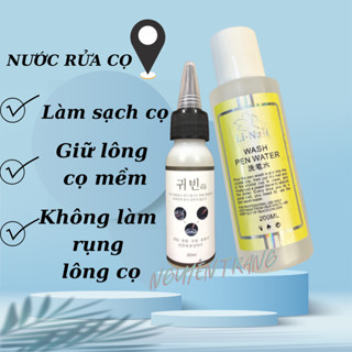  Nước rửa cọ bột gel Li nail chính hãng 200ml  Nước rửa cọ gel hàn quốc tăng độ bền 30ml 