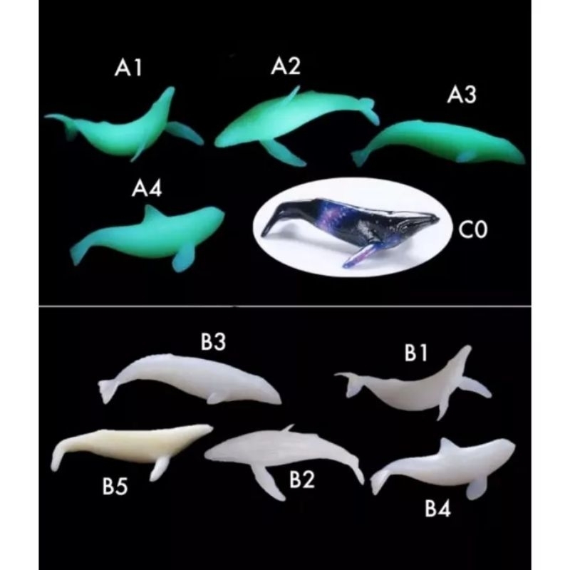 10 mẫu mô hình cá voi lưng gù dùng trang trí trong thủ công Resin....