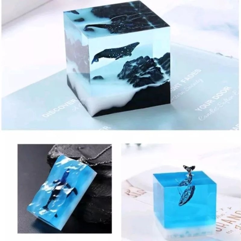 10 mẫu mô hình cá voi lưng gù dùng trang trí trong thủ công Resin....