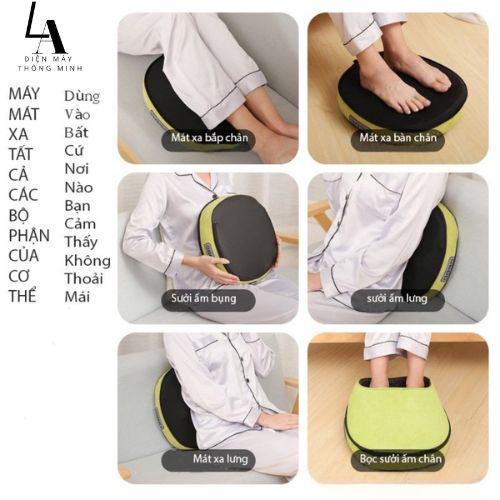 Máy Massage Chân Công Nghệ Mới Cao Cấp , Máy Mát Xa Chân Bấm Huyệt Cảm Biến Nhiệt Hồng Ngoại Sưởi Ấm Các Bộ Phận Cơ Thể