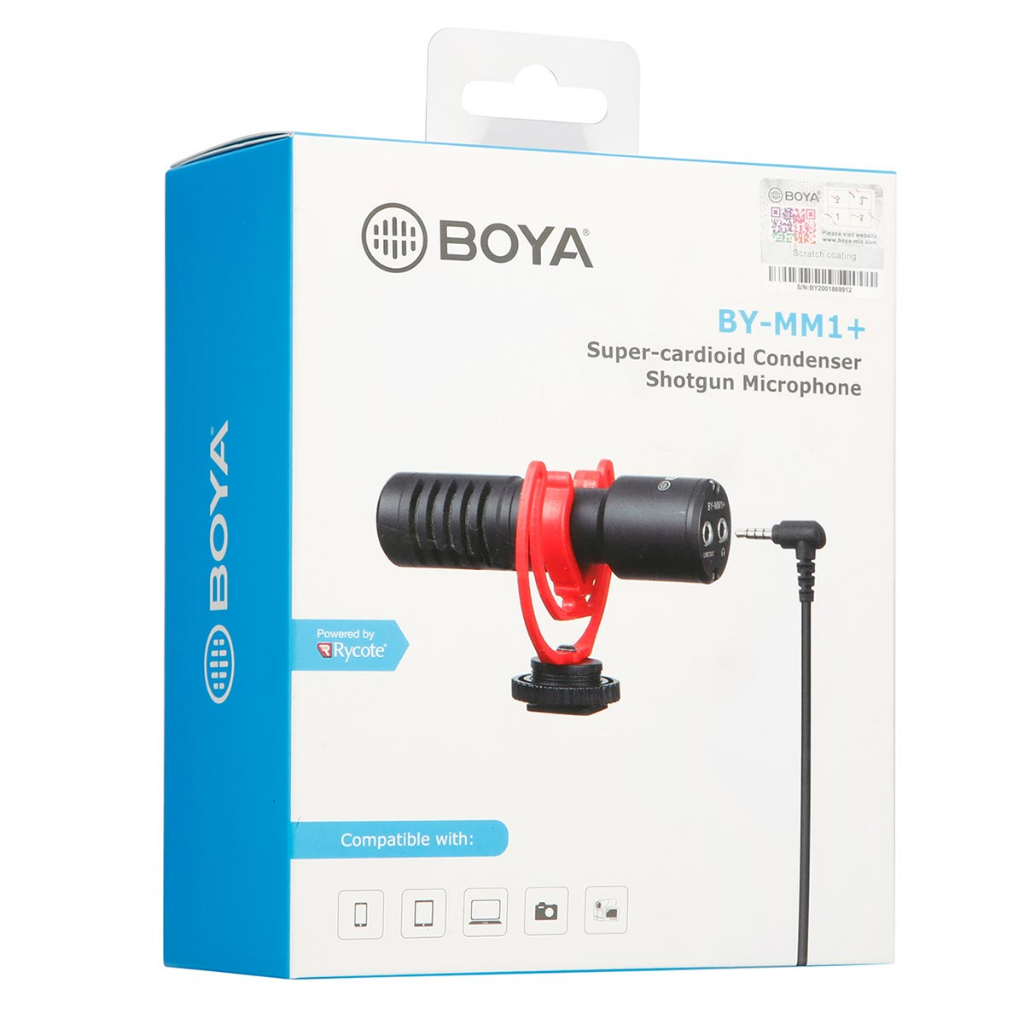 Microphone shotgun Boya MM1+