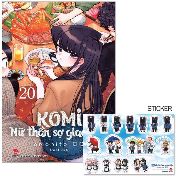 Komi - Nữ Thần Sợ Giao Tiếp - 20 - Tặng Kèm Bảng Sticker + Poster