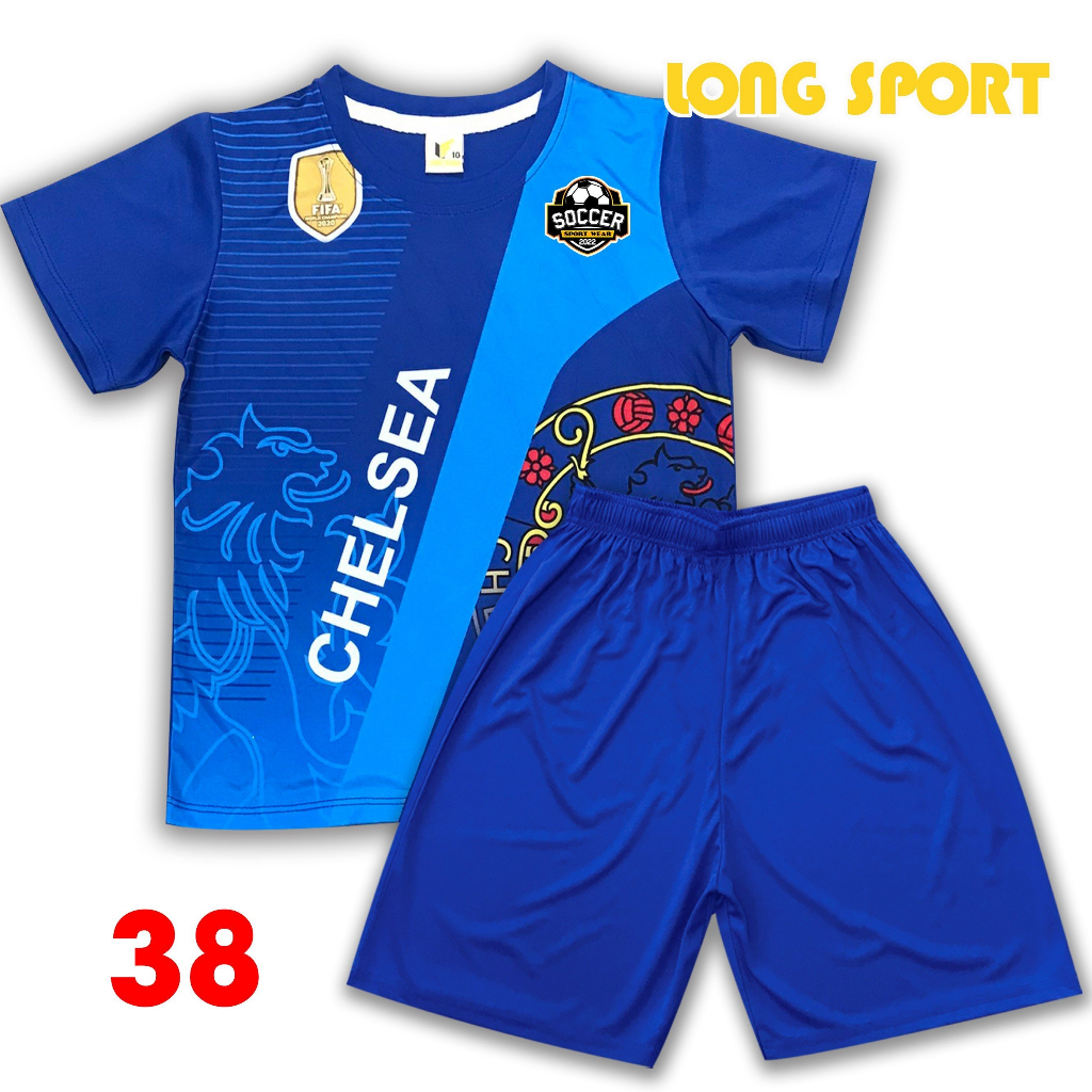 Bộ quần áo thể thao câu lạc bộ Chelsea - Long Thanh Sport - M38