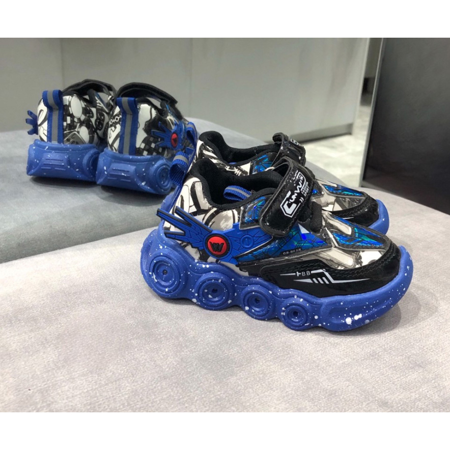 Giày thể thao người máy siêu nhẹ hàng Quảng Châu size nhí 21-29