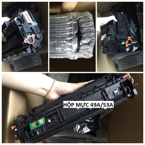 Hộp cartridge mực máy in 53A 49A dùng cho máy in Canon 3300 HP 2015 2015N 2015DN 2015D 1160 1320 1320N