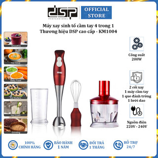 Máy xay sinh tố cầm tay thương hiệu cao cấp dsp km1004, công suất 200w - hàng nhập khẩu chính hãng