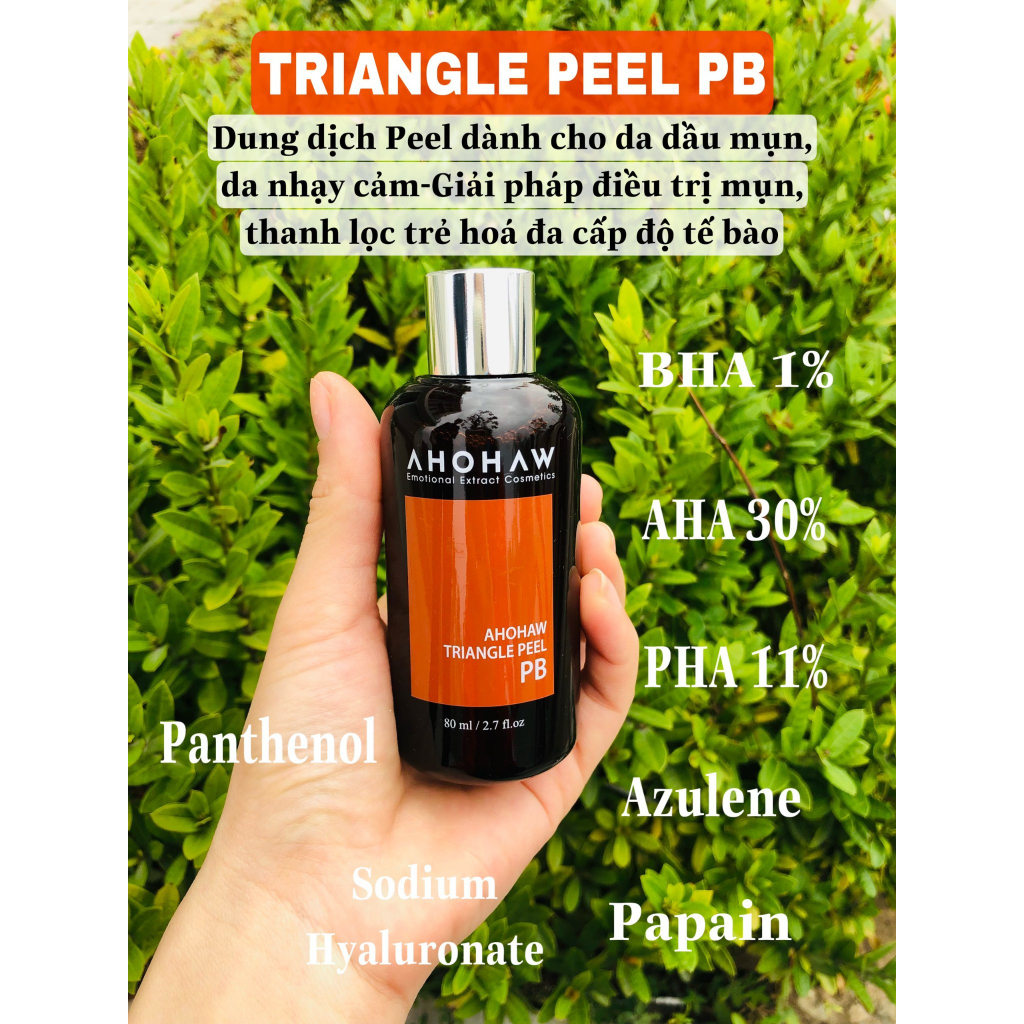 Peel da dầu, mụn Ahohaw Triangle Peel PB  chính hãng