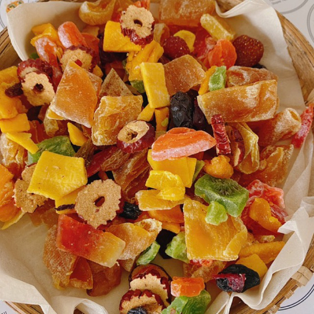 Trái Cây Sấy Dẻo mix | 300-400-500gr | Đặc sản Đà Lạt