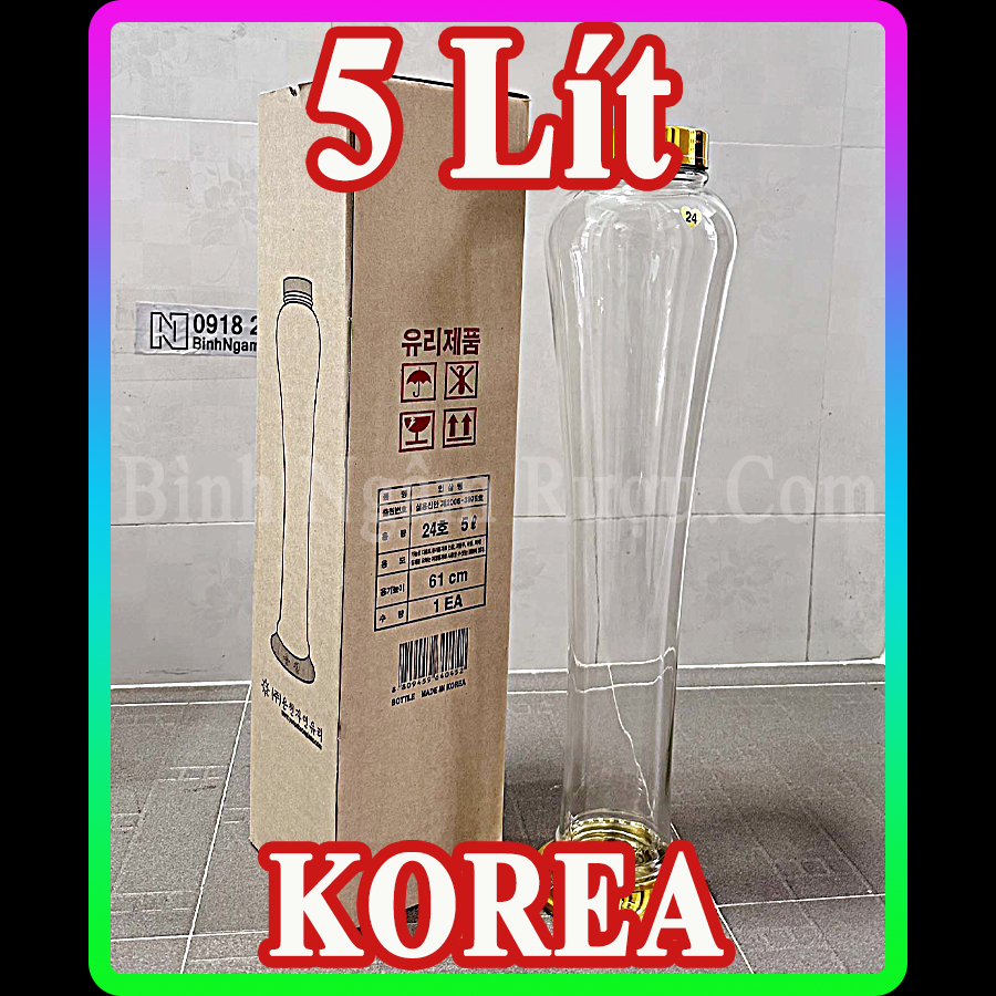 N24 - 5 Lít | Hàn Quốc | Bình Ngâm Táo Mèo, Ngâm Chuối Hột, Ngâm Nhân Sâm - Sâm Ngọc Linh - [GIÁ SIÊU RẺ]
