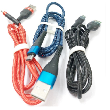 Cáp Sạc Micro USB dây dù dài 1M dùng cho tất cả các dòng máy chân Micro