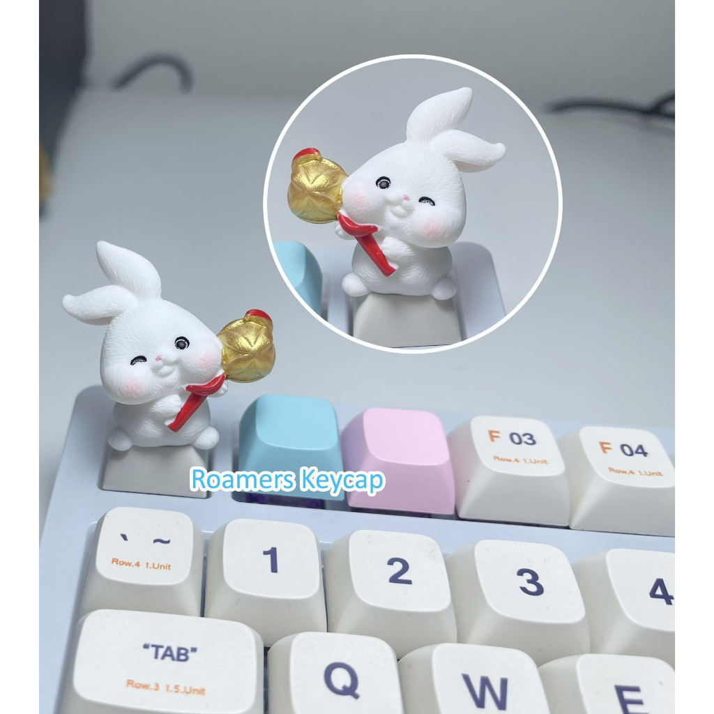 Nút phím cơ lẻ R4 PBT keycap thỏ năm mới