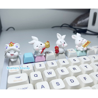 Nút phím cơ lẻ R4 PBT keycap thỏ năm mới