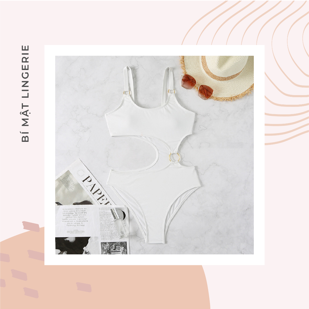 Bikini đồ bơi cutout liền thân 1 mảnh cắt xẻ tôn dáng nịnh da 2023