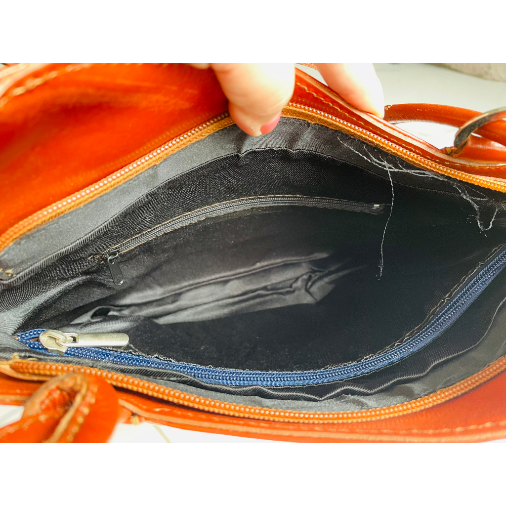 Lc33 Balo si đeo vai da mộc khâu tay của Ý