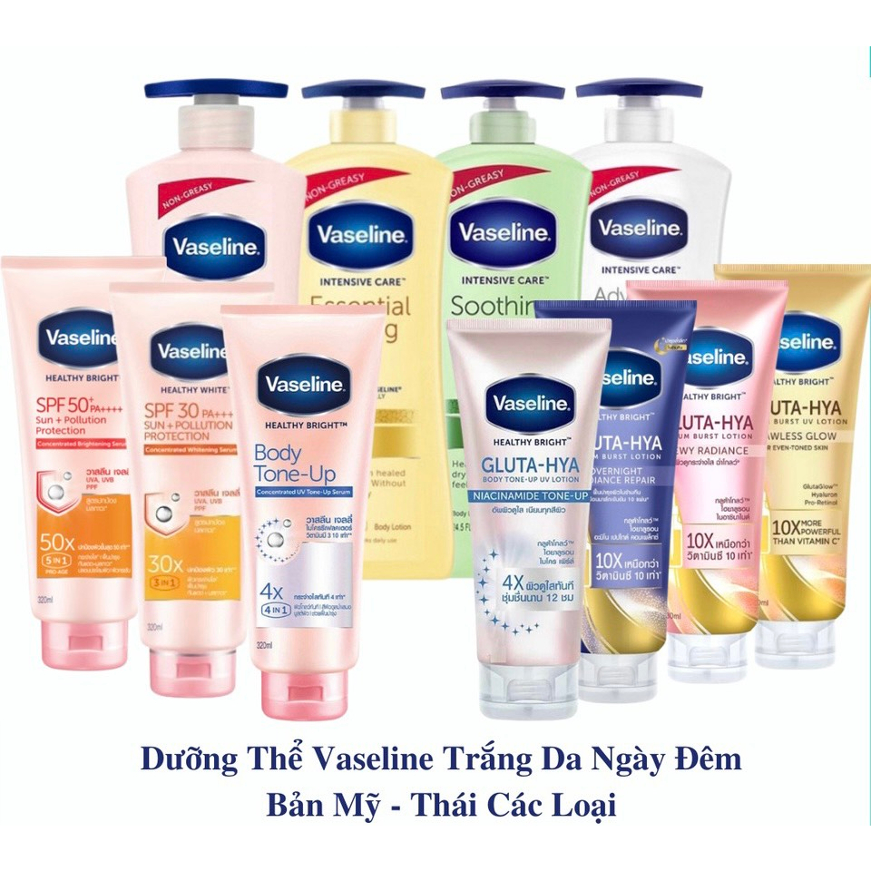 SỮA DƯỠNG THỂ VASELINE HEALTHY BRIGHT INTENSIVE CARE BODY LOTION 725ml