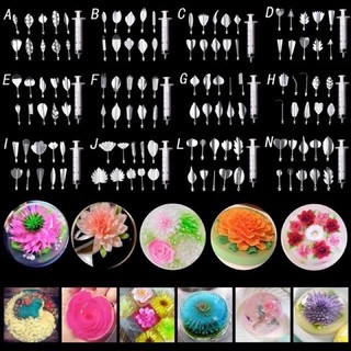 Bộ kim thạch rau câu 3D (10 kim + ống) dùng làm thạch